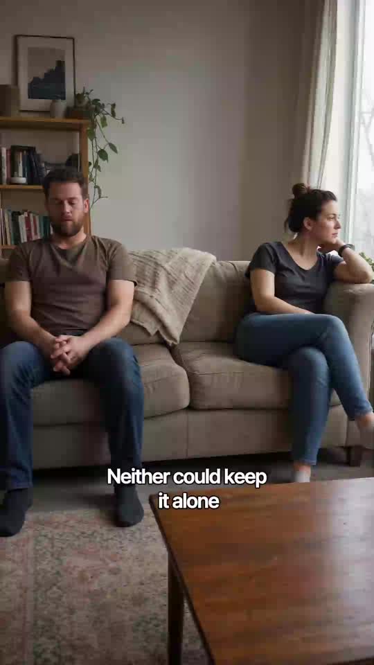 Domestic story scene from the home and divorce ad